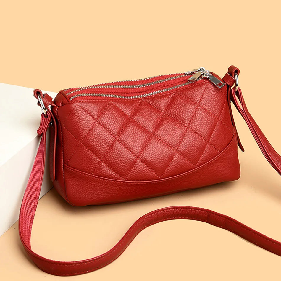 Women's Genuine Leather Crossbody Bag-Prime 4 Class