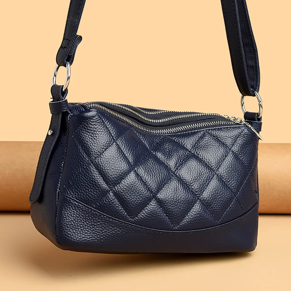 Women's Genuine Leather Crossbody Bag-Prime 4 Class