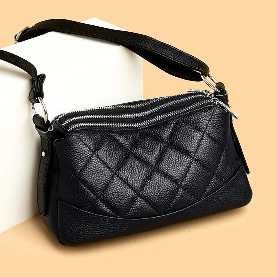 Women's Genuine Leather Crossbody Bag-Prime 4 Class