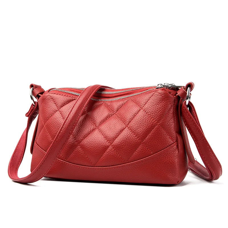 Women's Genuine Leather Crossbody Bag-Prime 4 Class