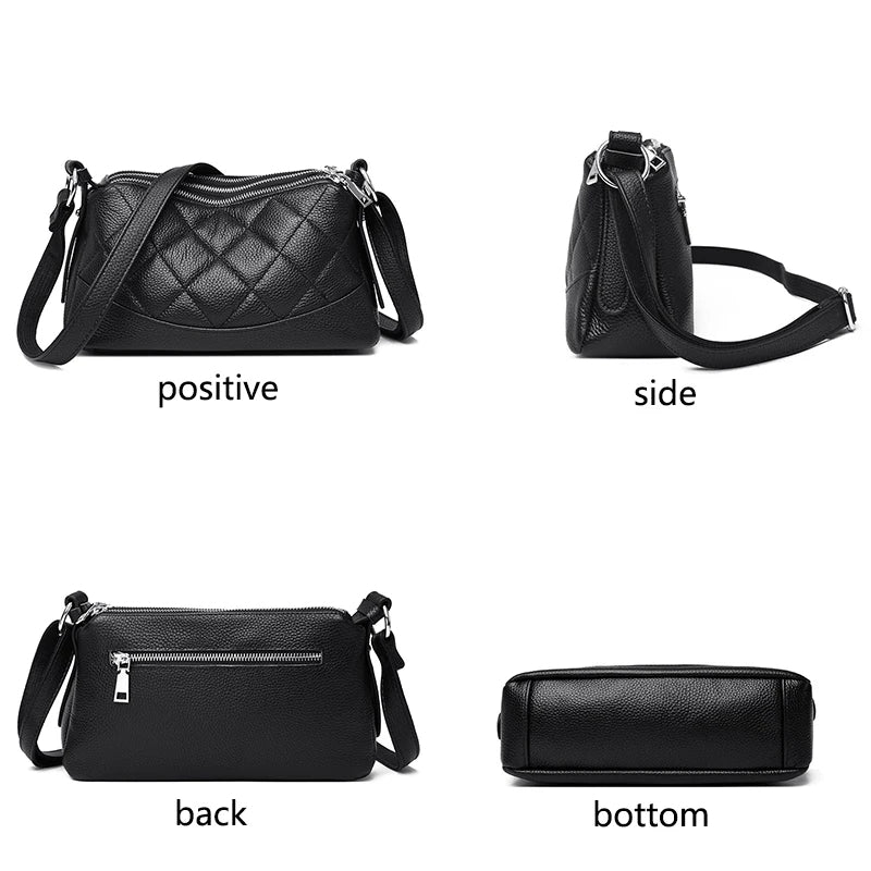 Women's Genuine Leather Crossbody Bag-Prime 4 Class