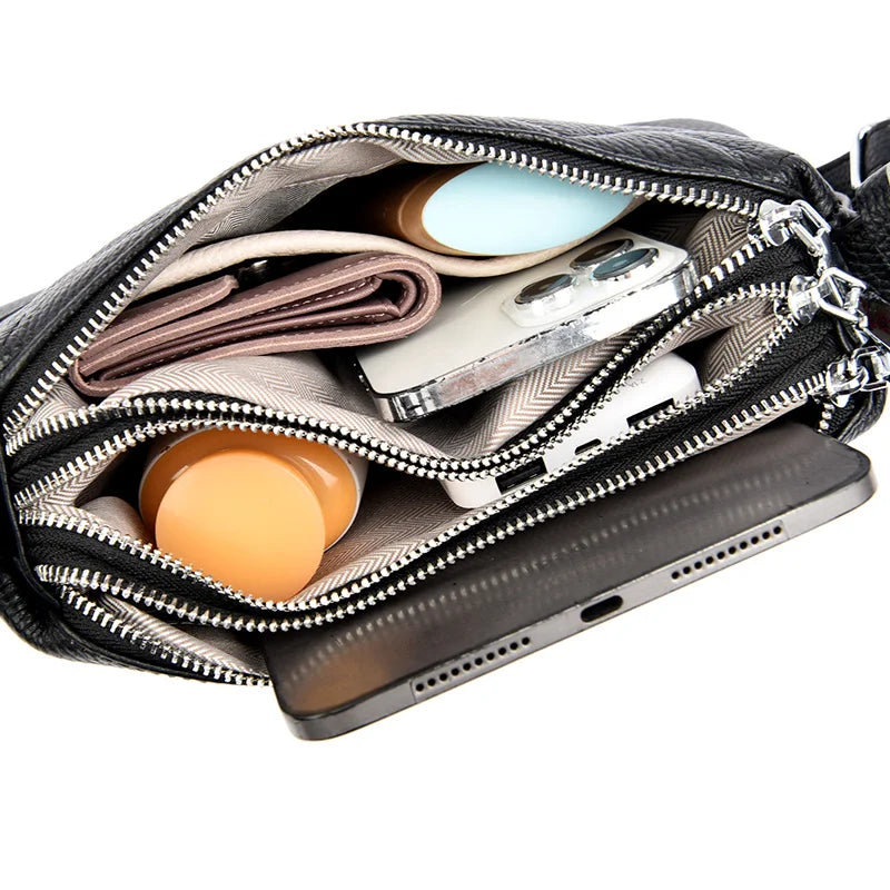 Women's Genuine Leather Crossbody Bag-Prime 4 Class