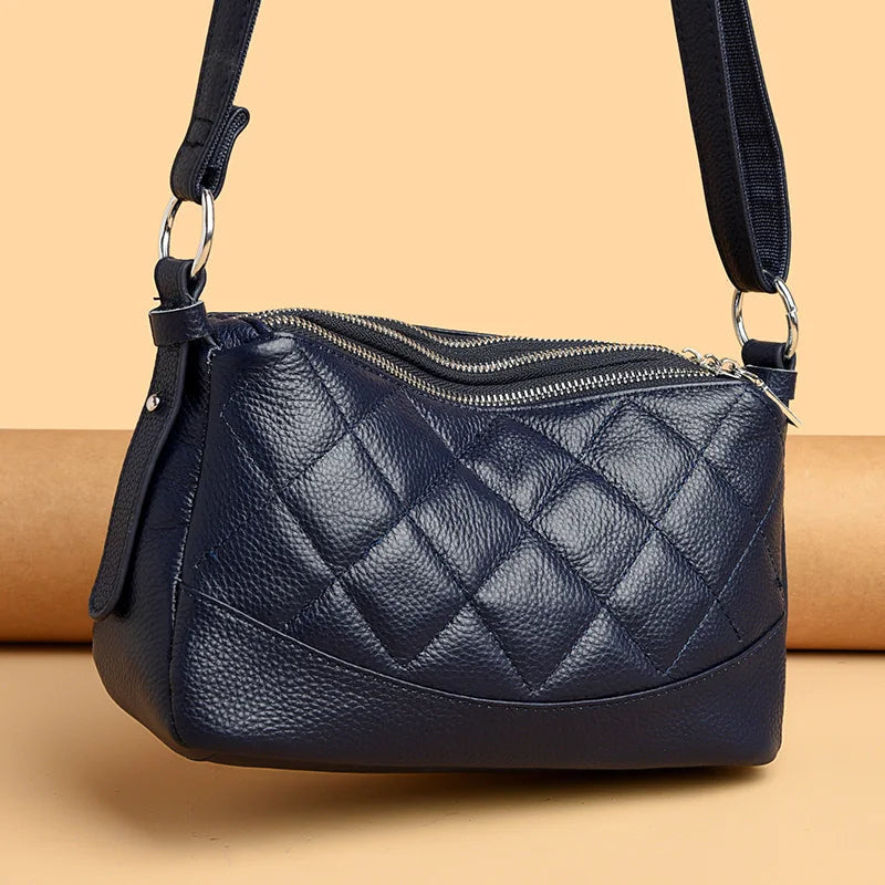 Women's Genuine Leather Crossbody Bag-Prime 4 Class