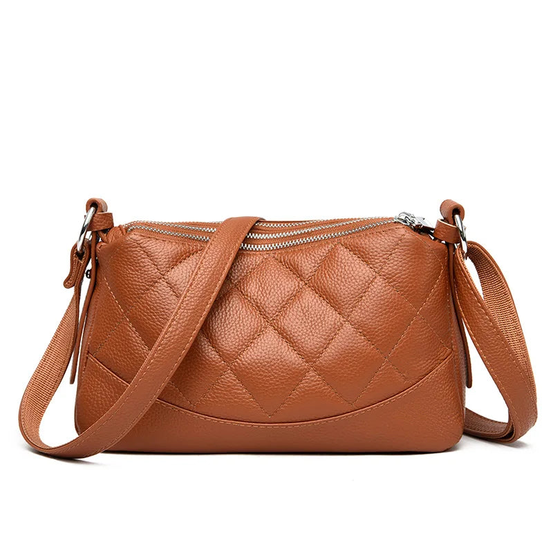Women's Genuine Leather Crossbody Bag-Prime 4 Class