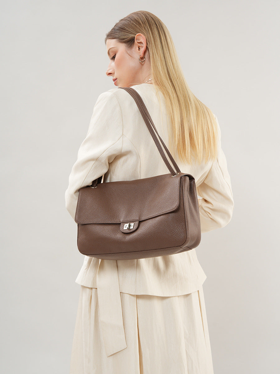 Women's Leather Tote Bag-Prime 4 Class