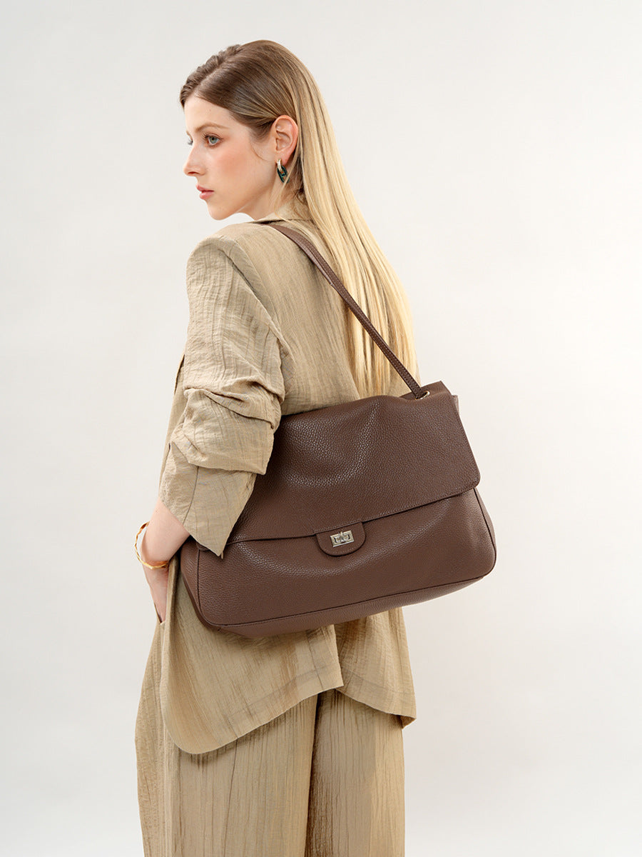 Women's Leather Tote Bag-Prime 4 Class