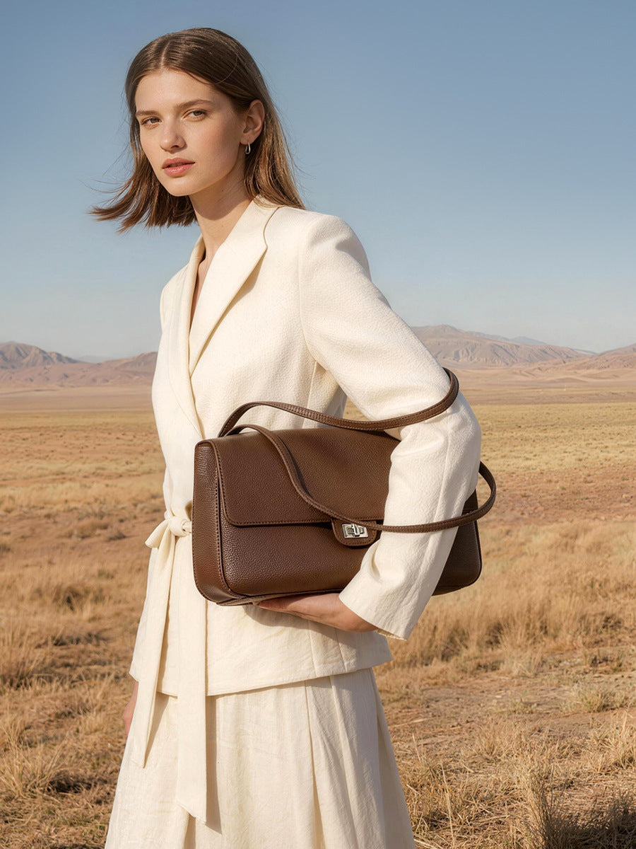 Women's Leather Tote Bag-Prime 4 Class