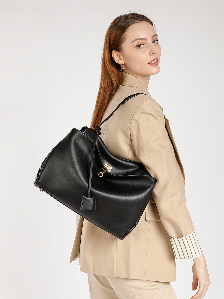 Women's Soft Leather Tote Bag-Prime 4 Class