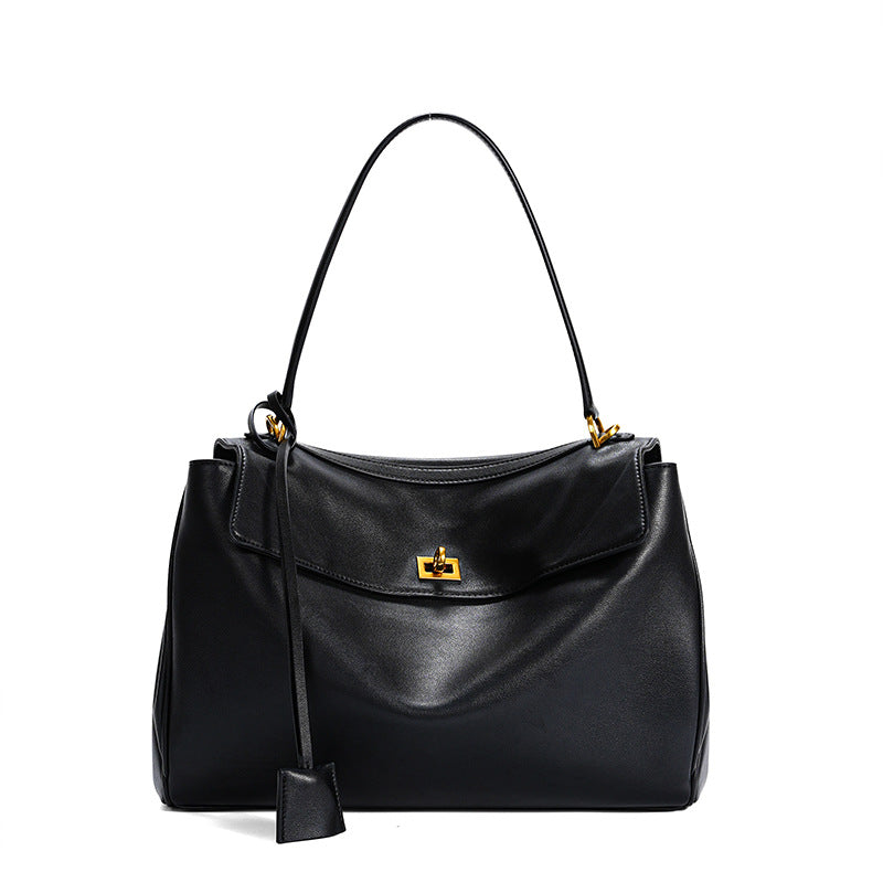 Women's Soft Leather Tote Bag-Prime 4 Class