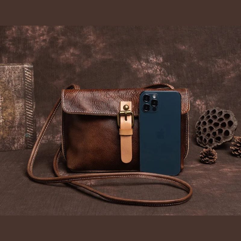 Women's Vintage Genuine Leather Crossbody Handbag-Prime 4 Class
