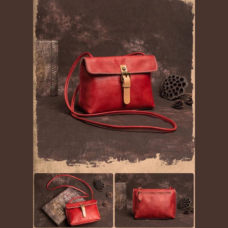 Women's Vintage Genuine Leather Crossbody Handbag-Prime 4 Class