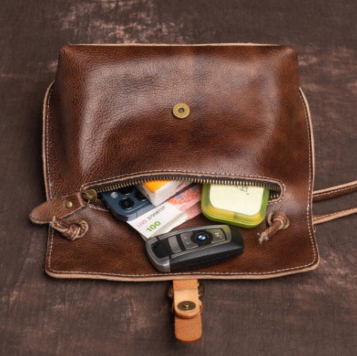 Women's Vintage Genuine Leather Crossbody Handbag-Prime 4 Class