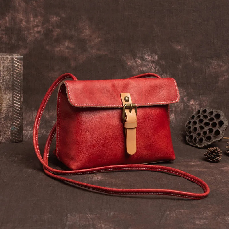Women's Vintage Genuine Leather Crossbody Handbag-Prime 4 Class
