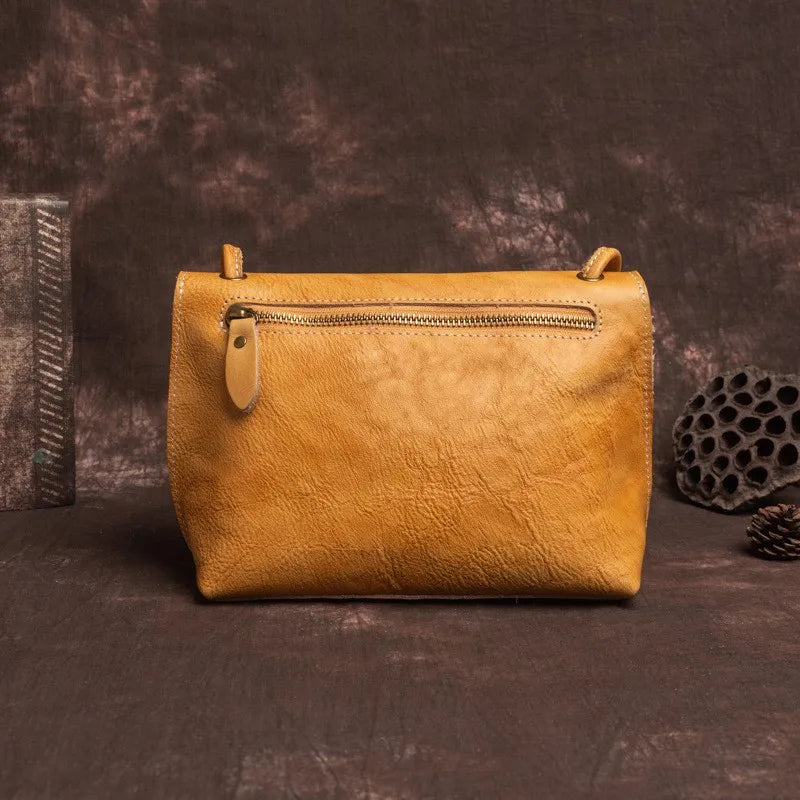 Women's Vintage Genuine Leather Crossbody Handbag-Prime 4 Class