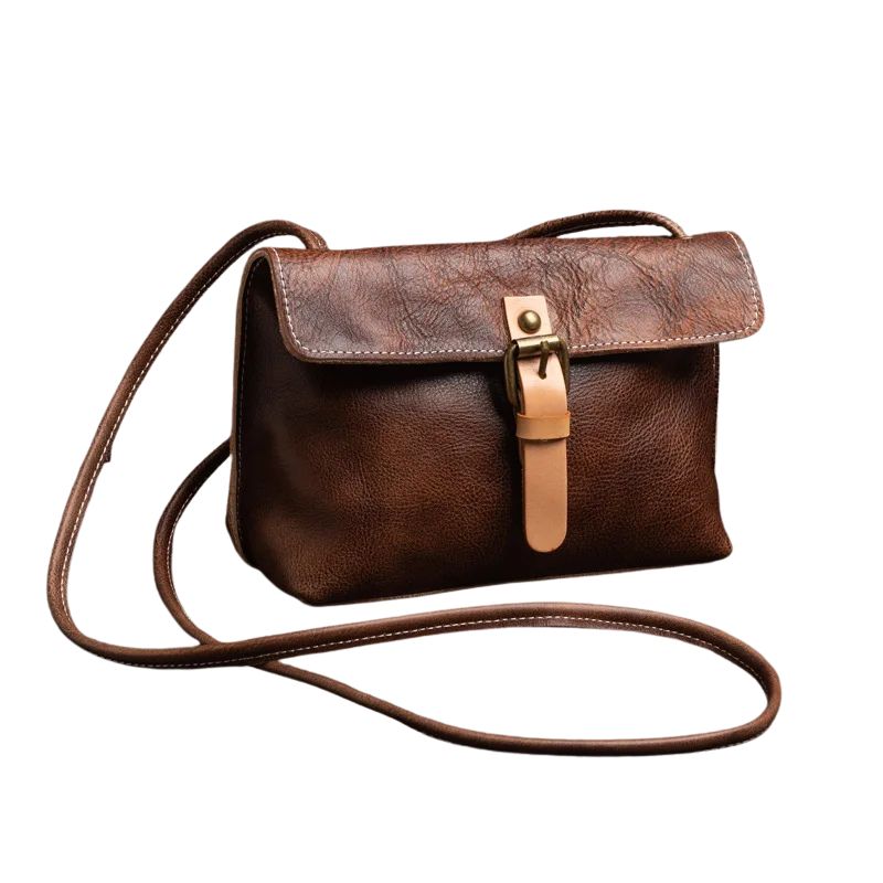 Women's Vintage Genuine Leather Crossbody Handbag-Prime 4 Class
